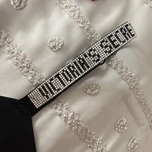 Victoria's Secret Black and Red Rhinestone Bras